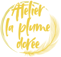 Logo la plume dorée
